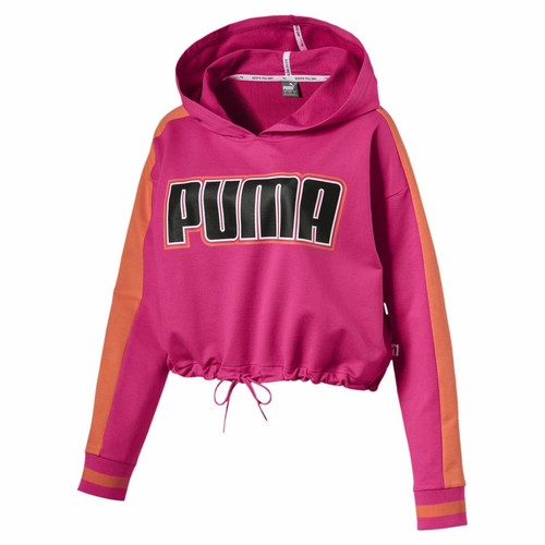 

[579535-13] Женская укороченная толстовка с капюшоном Puma Rebel Reload, Fuchsia