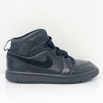 

Nike Boys Air Jordan 1 640734-090 Черные баскетбольные кроссовки, размер 12C, Черный, Air Jordan 1