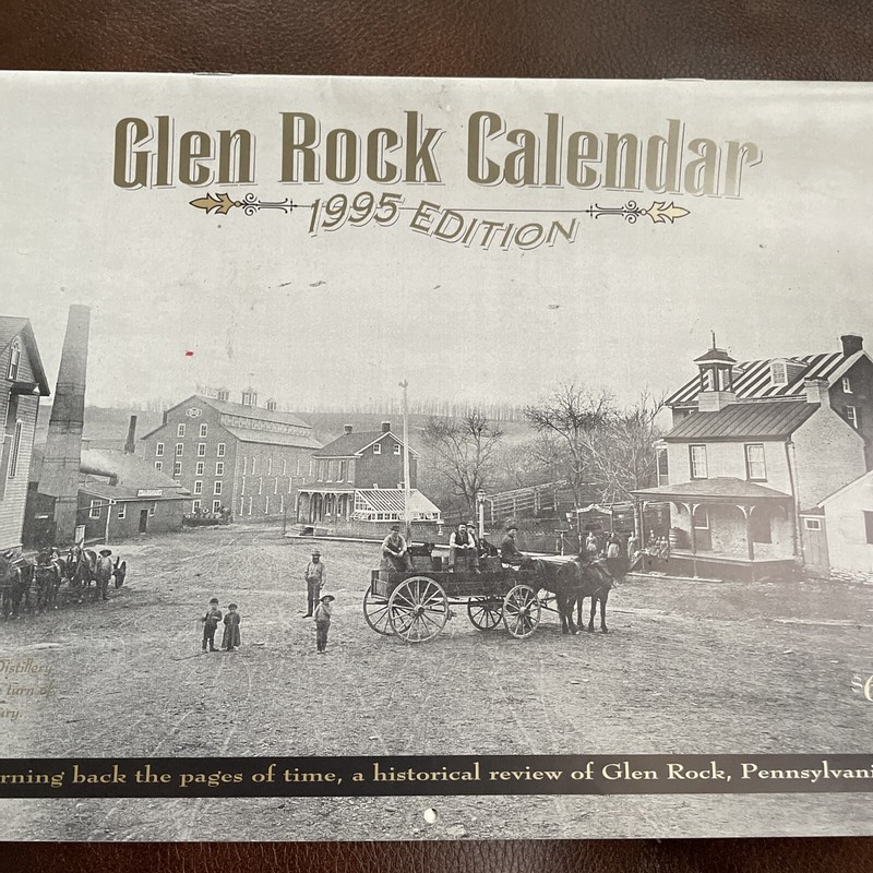 Glen Rock Pa. 1995 Calendar 