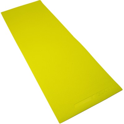 Multi-Purpose 5 Mm Thick Premium PVC Non-Slip Yoga Mat, Reversible Gray and Yell