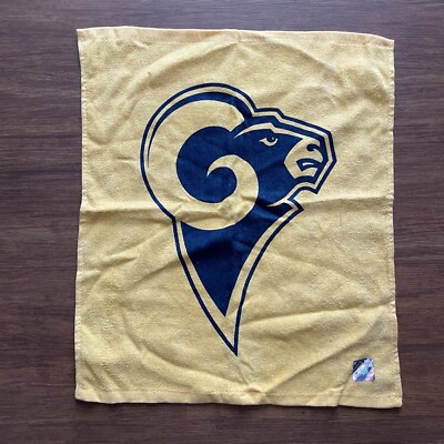 Rams Rally Towel (Last St Louis Rams Home Game Giveaway) Yellow Los Angeles NFL