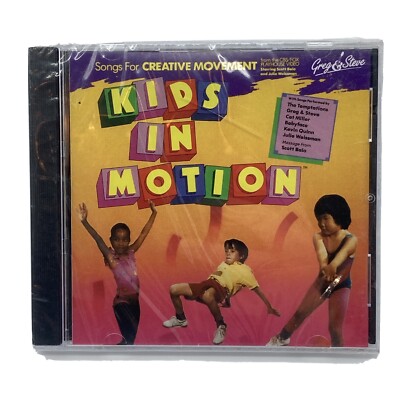 Greg & Steve ''Kids in Motion'' CD OOP Children's Music Creative Movement SEALED