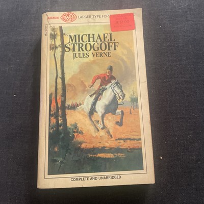 MICHAEL STROGOFF BY JULES VERNE 1968  VINTAGE LANCER BOOKS HISTORICAL FICTION