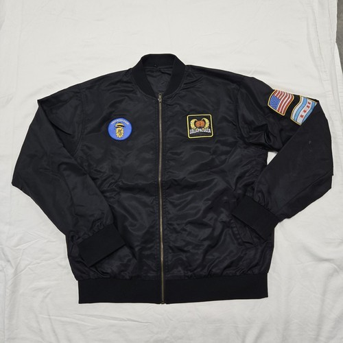 Size LARGE Lollapalooza Music Festival Chicago Black Bomber