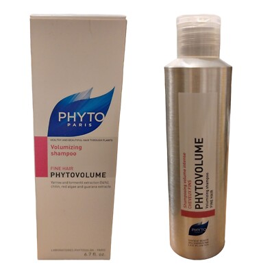 PHYTO PARIS PHYTOVOLUME VOLUMIZING SHAMPOO FOR FINE HAIR 6.7 fl oz. FREE FAST SH