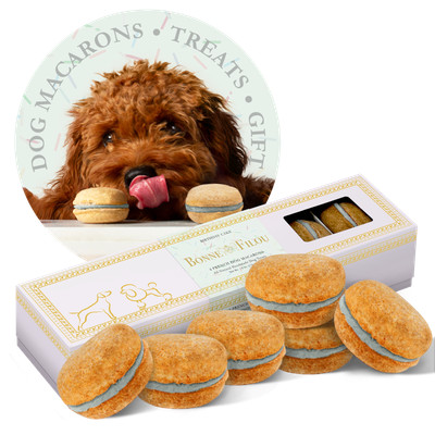 Dog Macarons (Count of 6 - window in packaging)