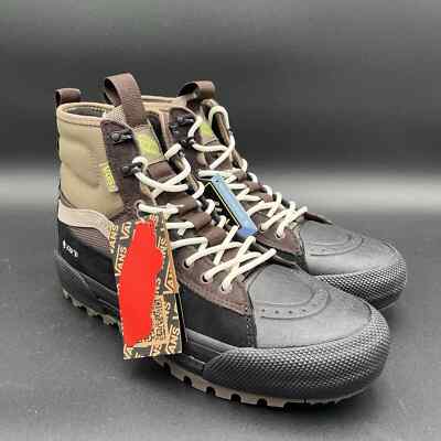 Vans Sk8-Hi Gore-Tex MTE-3 Waterproof Boots 3M Brown/Black 507698 Men's Size 9.5