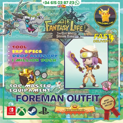 OUTFIT COLLECTION FOREMAN SET / FANTASY LIFE I - THE GIRL WHO STEALS TIME ⌛ 