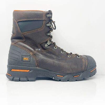 

Мужские рабочие ботинки Timberland Pro Endurance 8 дюймов 52561 со стальным носком, размер 10,5 Вт, Коричневый, Endurance