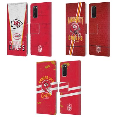 NFL KANSAS CITY CHIEFS LOGO ART BRIEFTASCHE HÜLLE HUELLE FÜR SAMSUNG HANDYS 1
