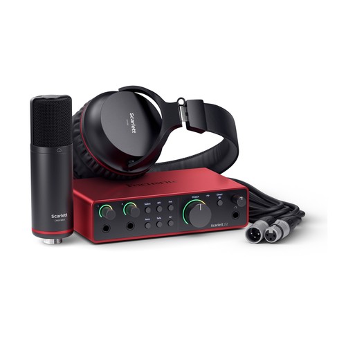 Focusrite Scarlett 2i2 Studio 4th Gen 2x2 USB Audio