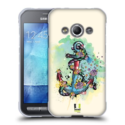 HEAD CASE DESIGNS FLOURISHING ANCHOR SOFT GEL CASE FOR SAMSUNG PHONES 4