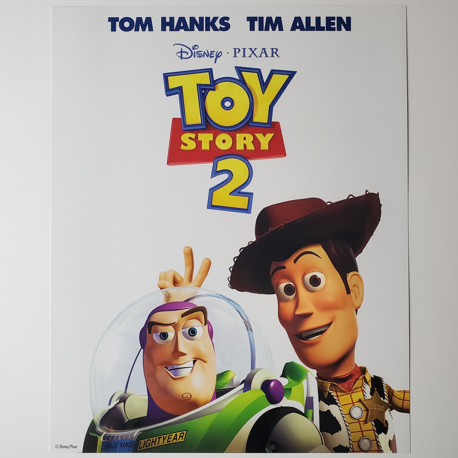 TOY STORY 2 ポスター 1999 Toy Story 2 Movie Poster Print Woody Buzz Lightyear