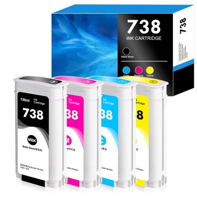 738 Ink Cartridge Replacement for 738 Ink Cartridge DesignJet T850 & T950 Wid...