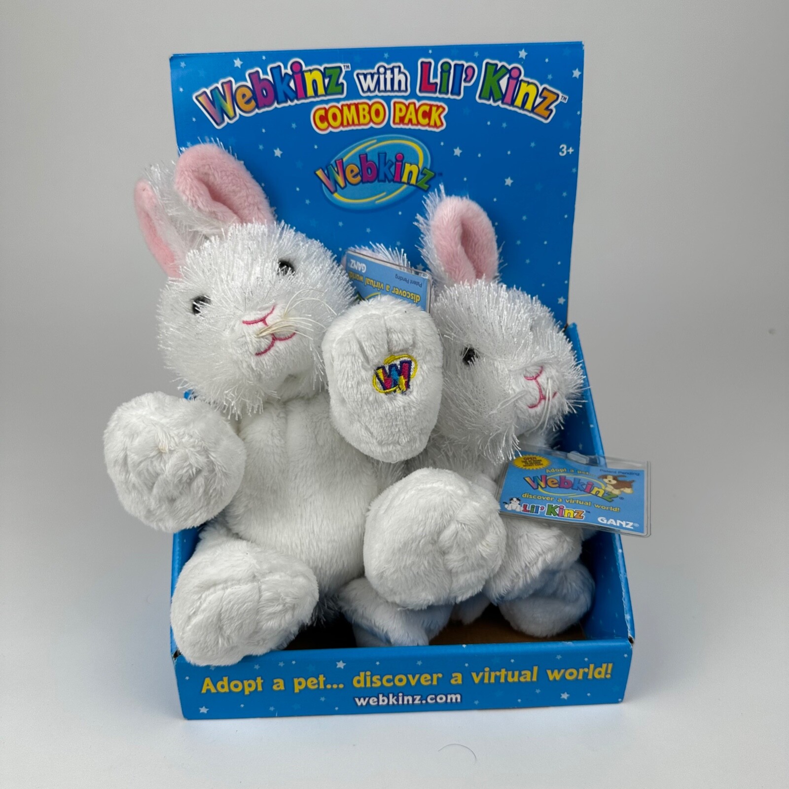ぬいば Monchhichi Bunny Plush Zipper Pouch Keychain – zillymonkey