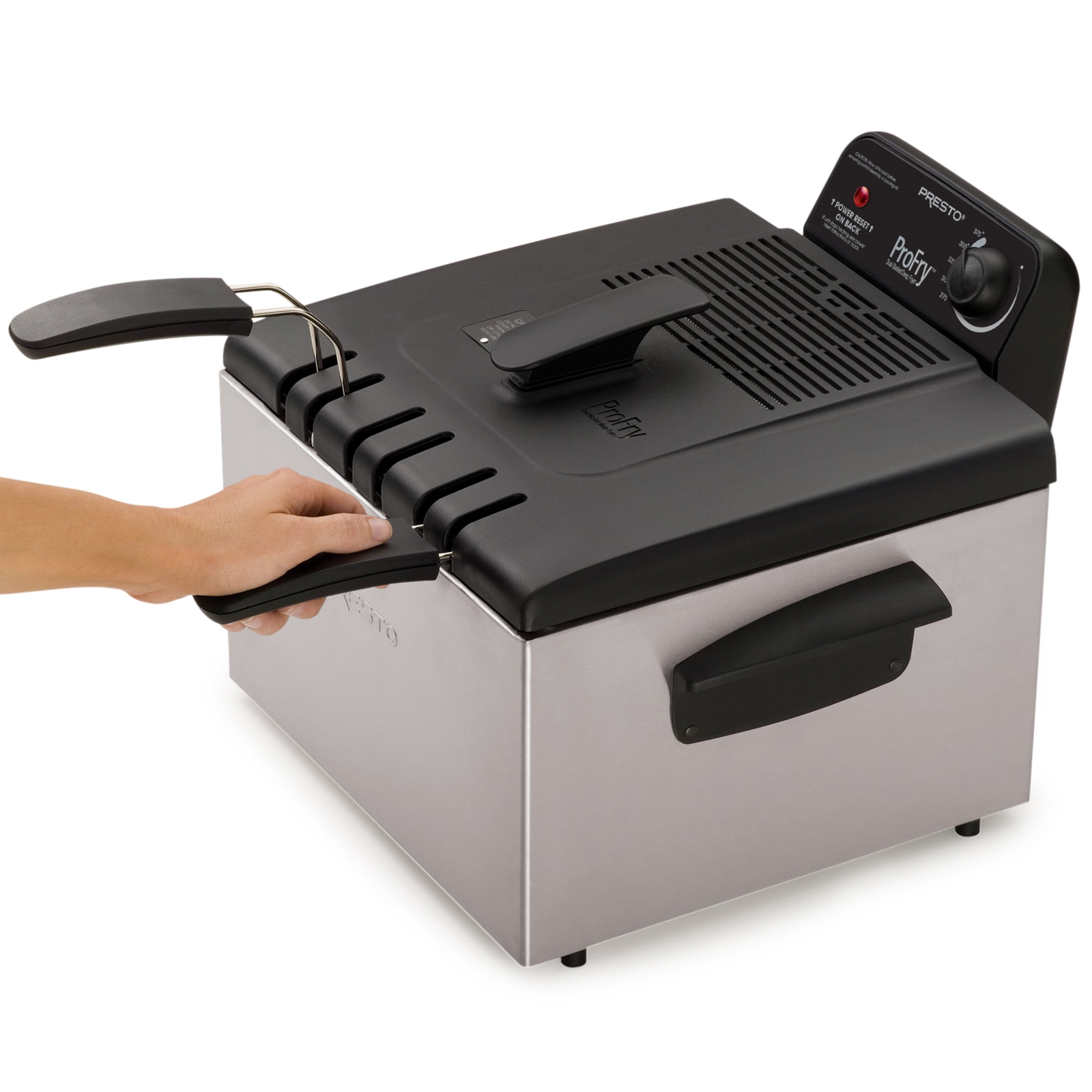 Stainless Steel Dual Basket Pro Fry Immersion Element Deep Fryer 05466//US