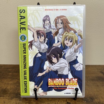 Bamboo Blade: Complete Series - S.A.V.E. (DVD 4 Disc) Anime Episodes 1-26