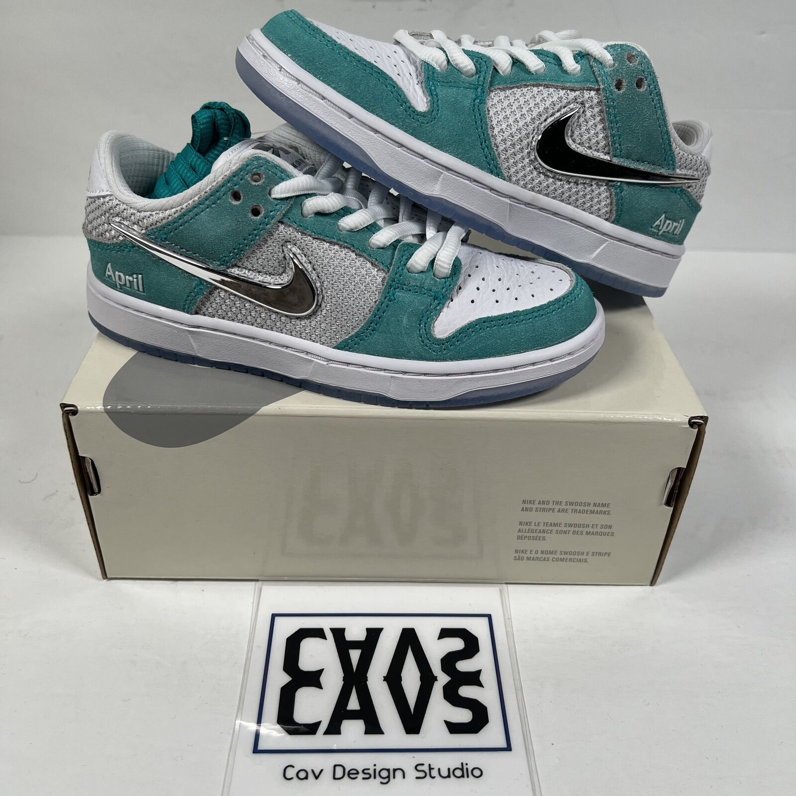 Nike SB Dunk Low Pro QS X April Skateboards Little Kids Shoe Nike SB Dunk Low Pro QS X April Skateboards Little Kids Shoe