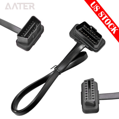 OBD2 16 Pin Male to Female Socket Plug ELM327 Diagnostic Extension Cable Lead