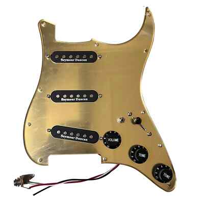 SSS Prewired PickGuard Alnico 5 Multi-Switch Pickups for ST Guitar Guitar Parts