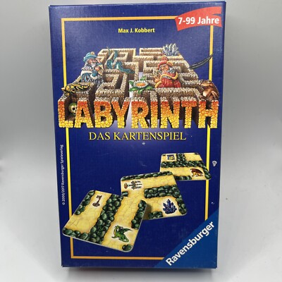Labyrinth Card Game German Labyrinth Ravensburger Complete Das kartenspiel 
