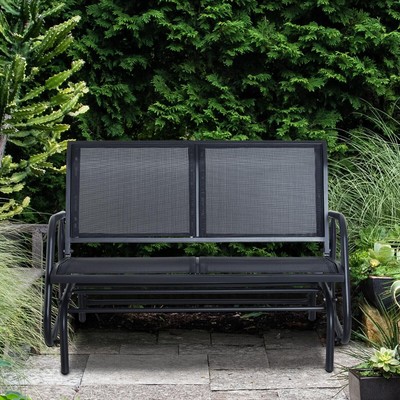 Hollywoodschaukeln Hollywoodschaukel Schaukel Garten Hangebank Schaukelbank Metall 2 Sitzer Schwarz Garten Terrasse Lingoana Com