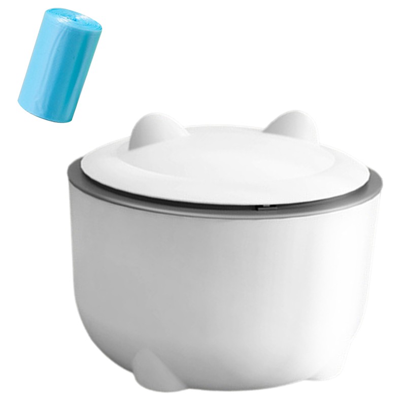 Outdoor Poop Trash Can, Poop Garbage Cans with 30pcs Trash Bags