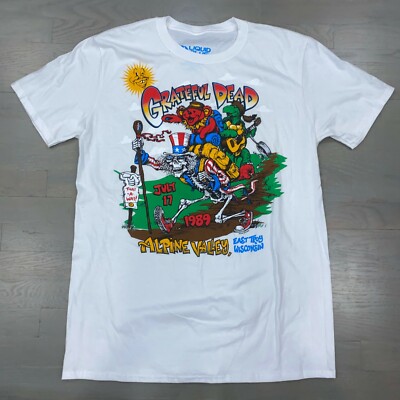 Liquid Blue Grateful Dead 1989 Alpine Valley Wisconsin Concert T Shirt Men's