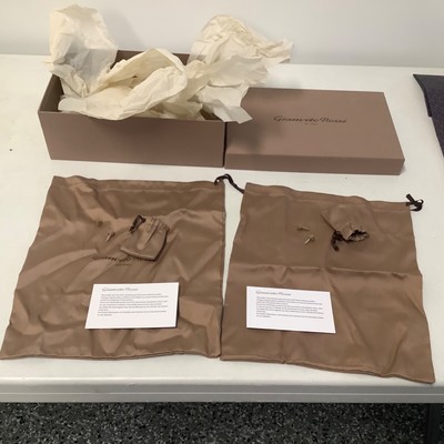 New- Gianvito Rossi Empty Shoe Box w/ Dust bags, Extra Heels