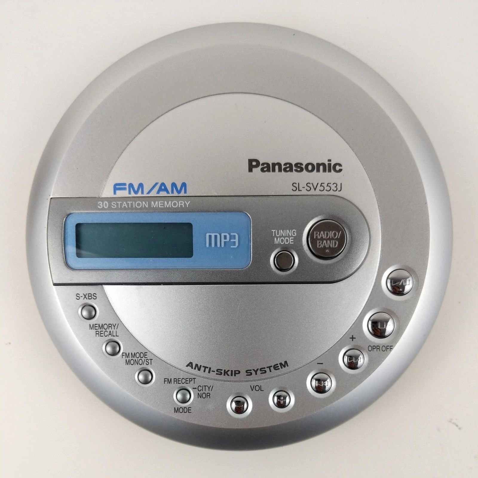Panasonic SL-SV553J Personal Portable CD Jogger Player