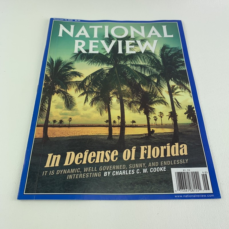 NATIONAL REVIEW MAGAZINE NOV 16 2020 IN DEFENSE OF FLORIDA