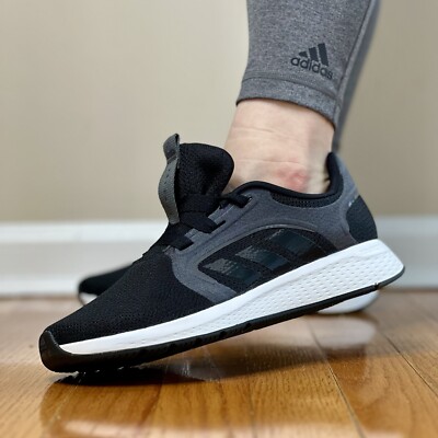 Adidas Edge Lux Women’s Running Shoe Athletic Sneaker Black Trainer #717