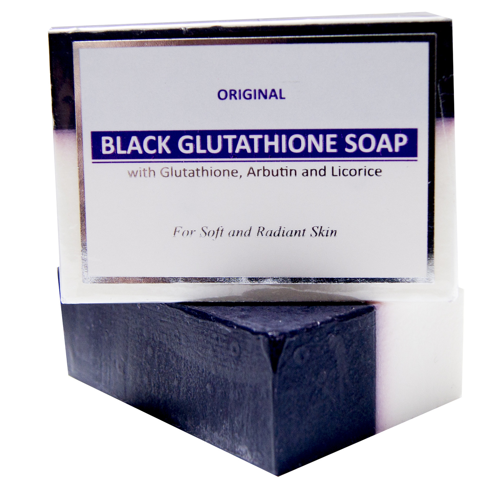 New Glutathione /Arbutin/Licorice Black&White Soap 120g Whitening