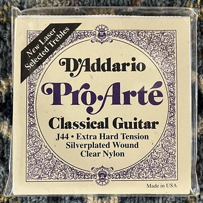 D addario Pro Arte J44 Extra Hard Tension Classical Guitar String Set! P164