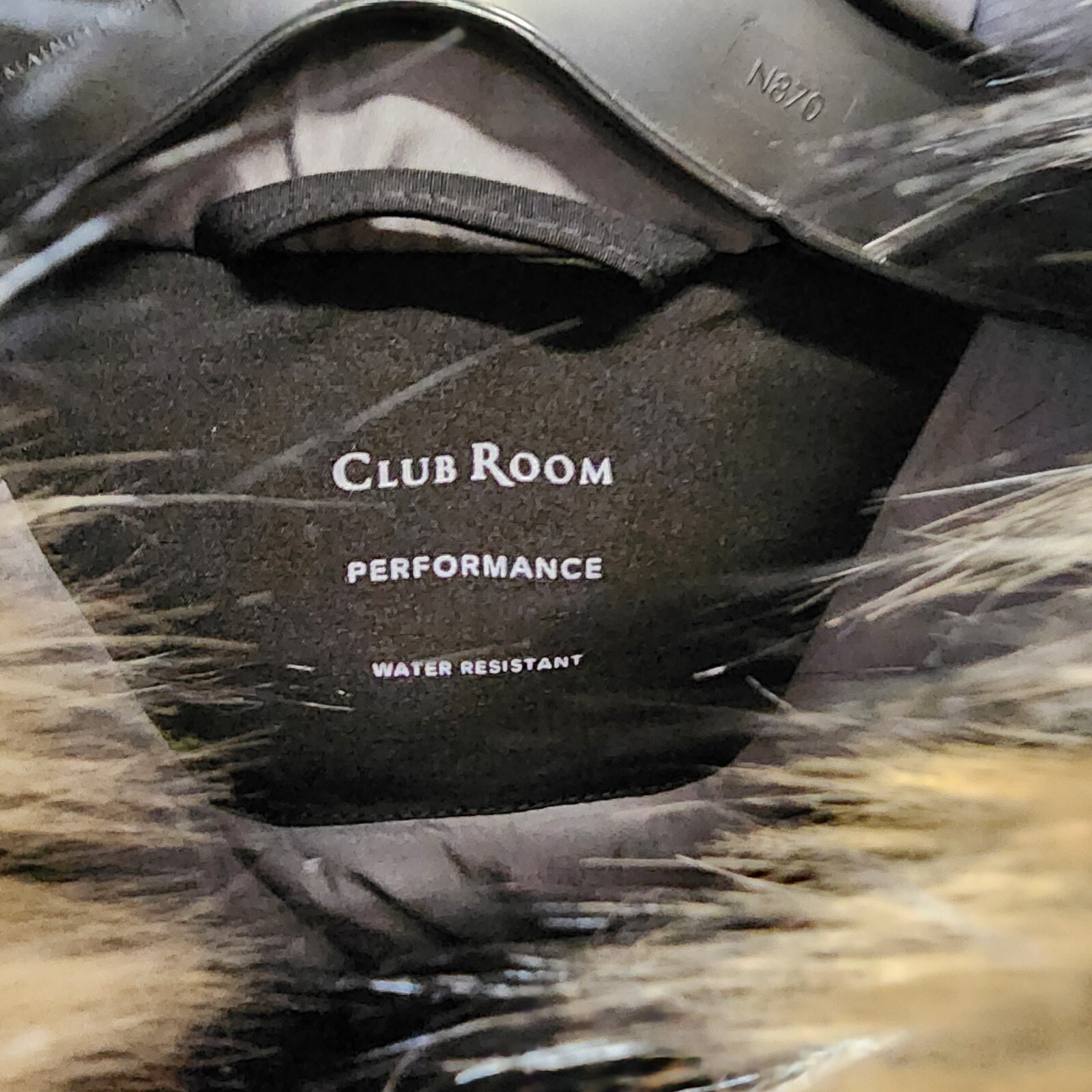 Club Room Parka with a Faux Fur-Hood Jacket Men's M Black Snap Closure L/S - Picture 6 of 15