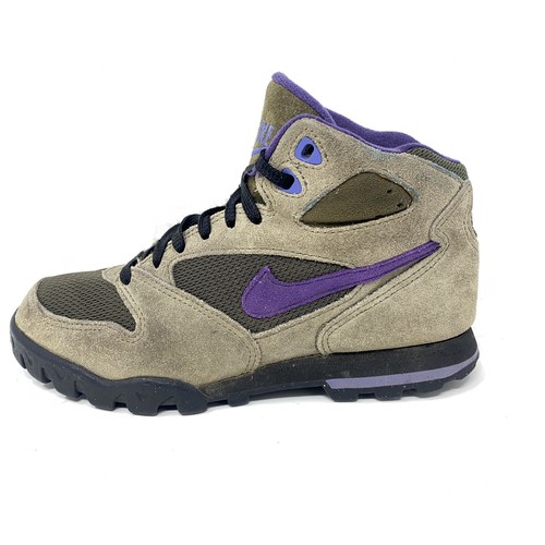 Vtg OG 90s Nike Air Caldera ACG Purple Hiking Leather Boots