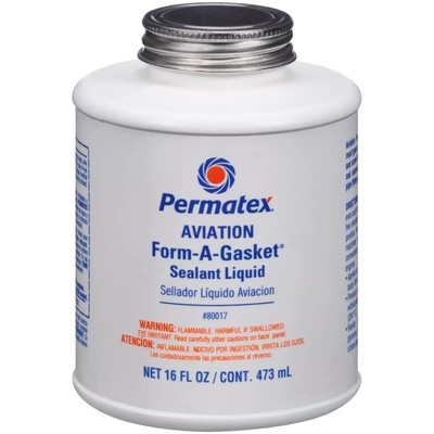 Permatex Aviation Form-A Gasket 80017 Sealant Liquid 16oz.  