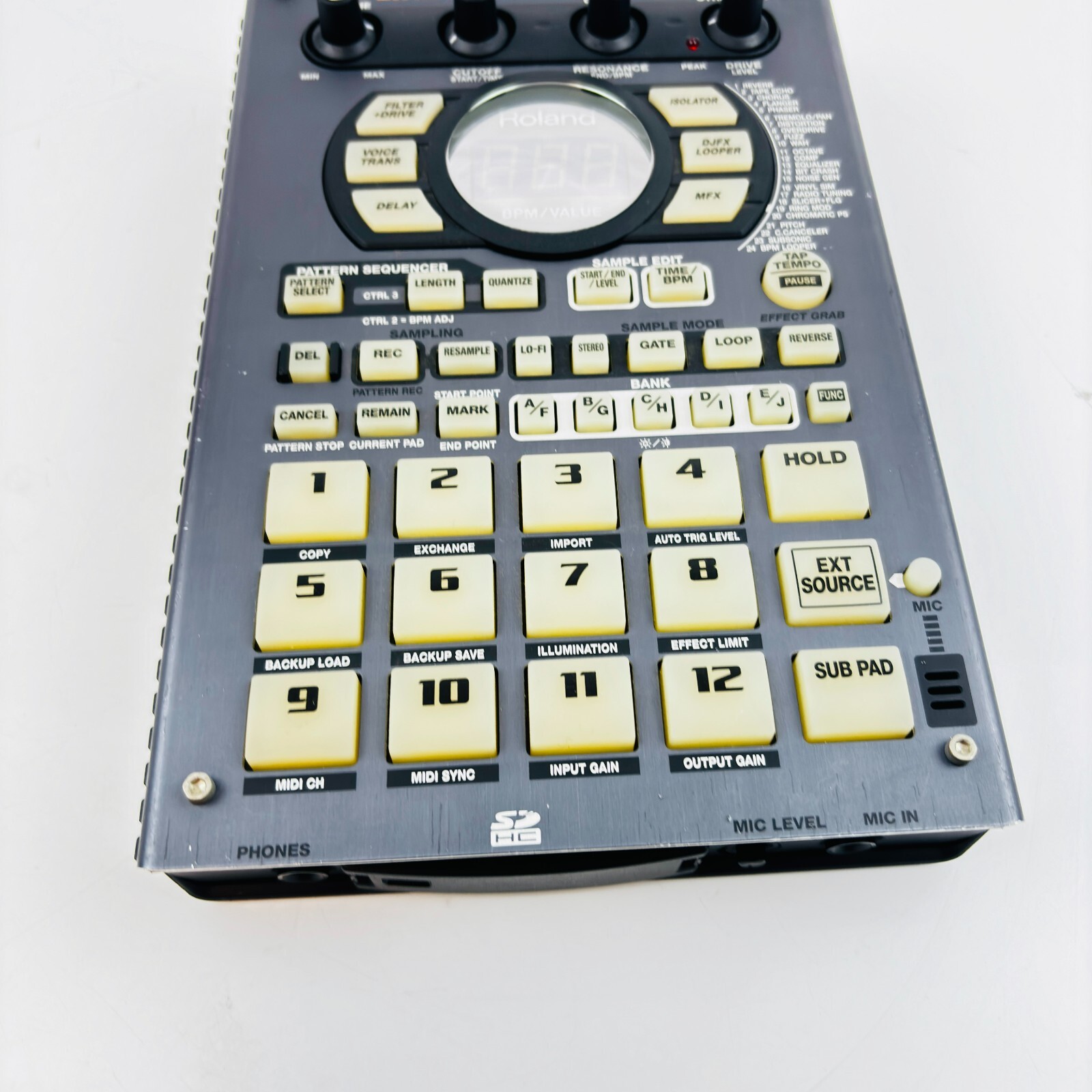 Roland SP-404SX Portable Linear Wave Sampler Used Works w