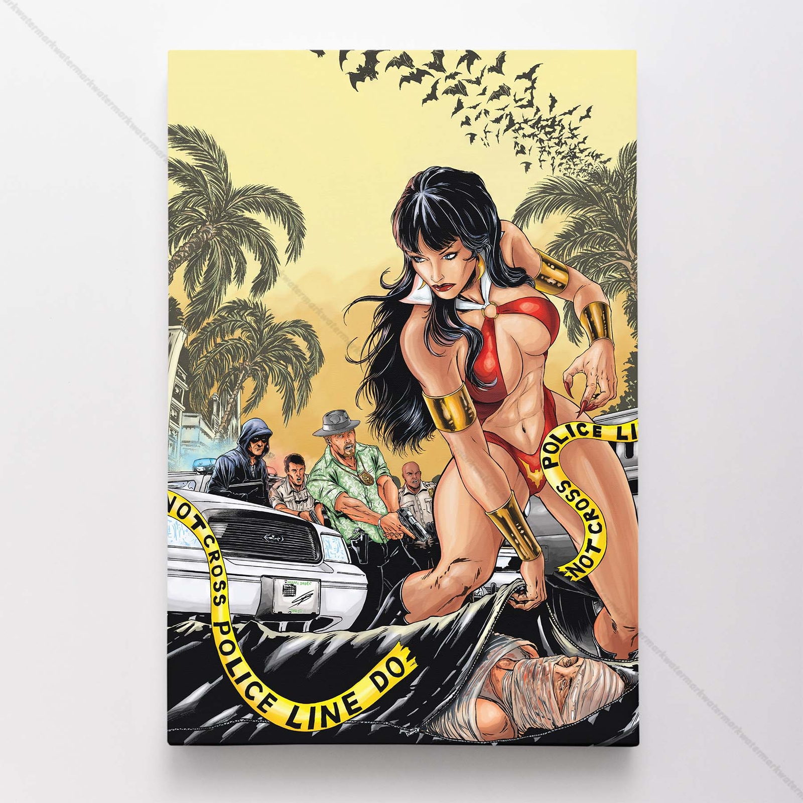 Vampirella Poster Canvas Vampire Comic Book Cover Art Print #345