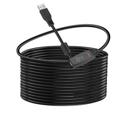 LDKCOK 30FT Active USB Extension Cable 20 Male to Female with A Extension ch
