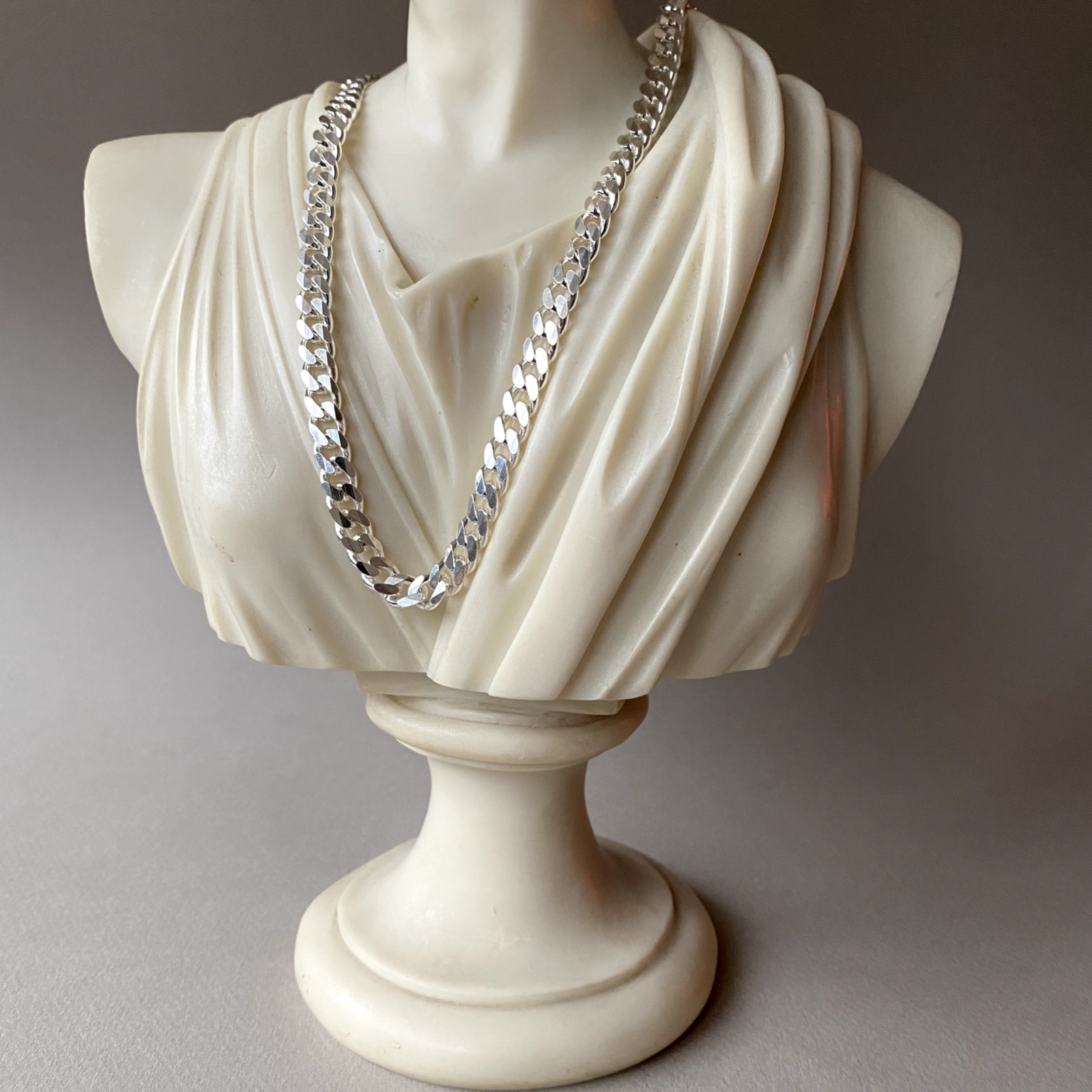 Pre-owned Handmade 925 Sterling Silver Hip Hop Men Cuban Link Chain Necklaces 9mm 85gr 26 Inch