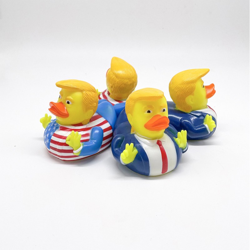 Bath Toys Trump Rubber Squeak Bath Duck Baby Bath Duckies