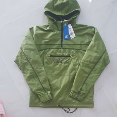 Adidas Originals BLKOUT WB Windbreaker Jacket Mens XS Tech Olive GD9301