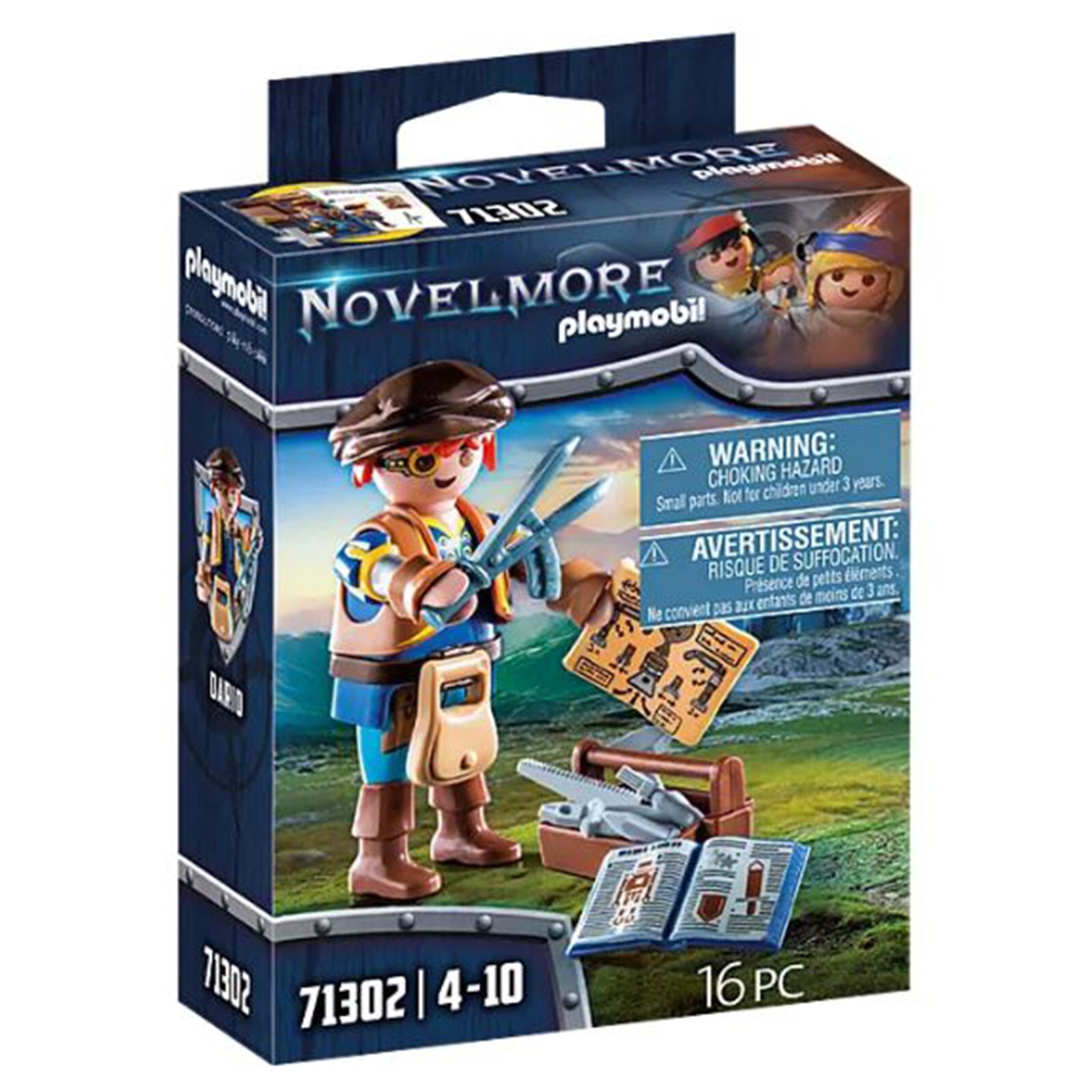 Конструктор Playmobil Novelmore Dario с инструментами 71302 НОВЫЙ В НАЛИЧИИ НА СКЛАДЕ