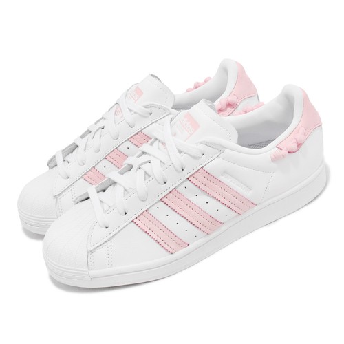 

adidas Originals Superstar W Белая розовая женская повседневная обувь для образа жизни GZ3446, Белый, Superstar W Hk