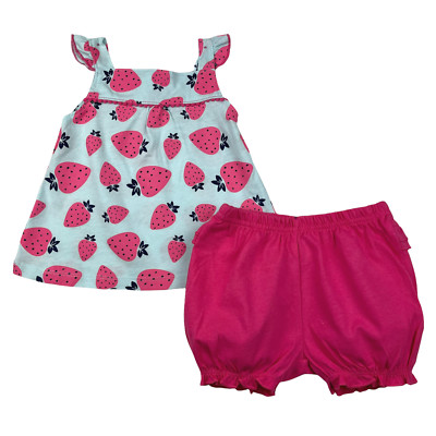 Child of Mine by Carters Baby Girls Shorts Outfit Bodysuit-Dress Size0-18 Months