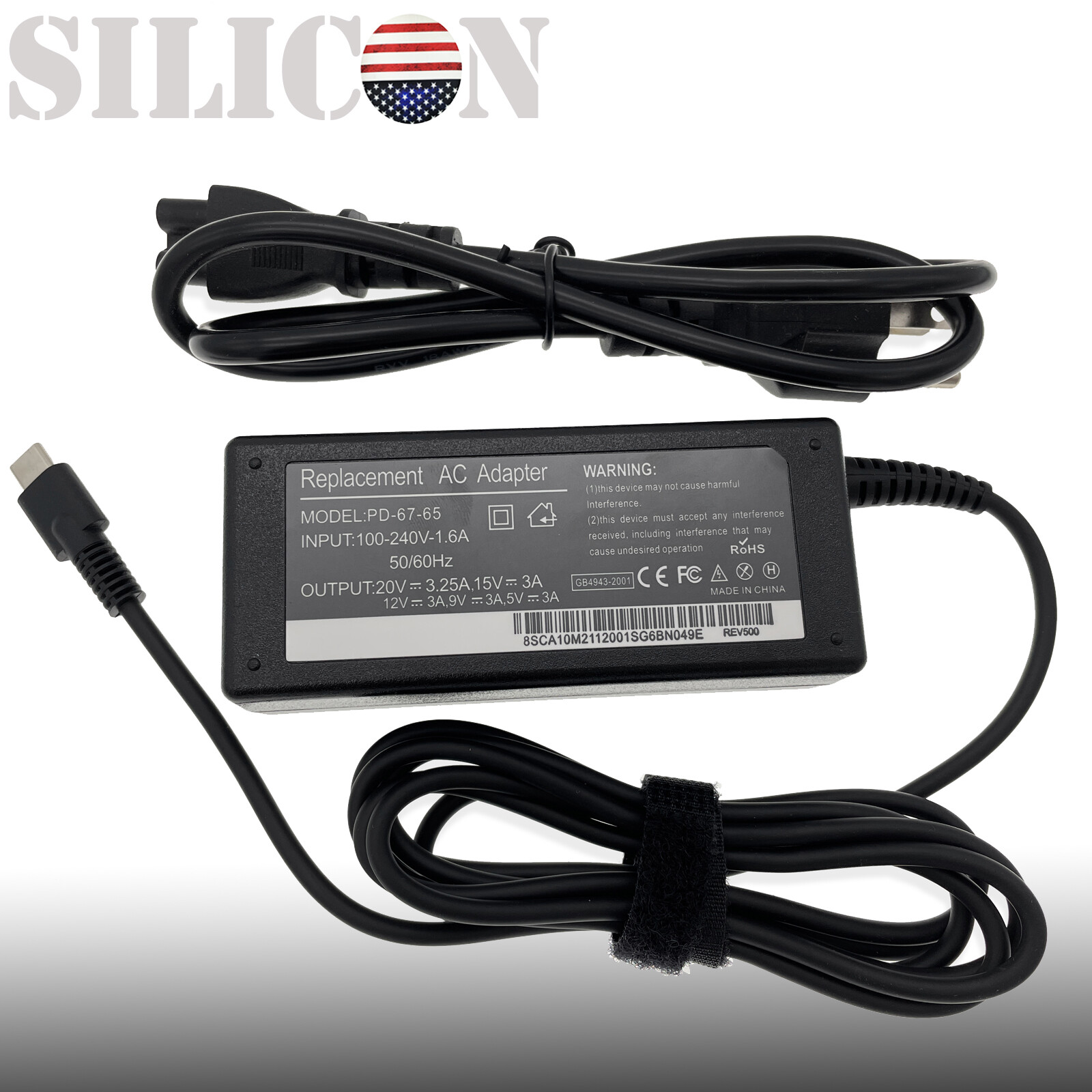Charger Power For Lg Gram 16z90q Series Adt-65dsu-d03-2