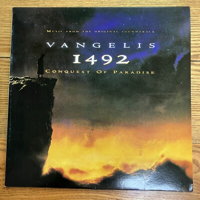 Vangelis - 1492 Conquest Of Paradise Soundtrack 1992 Korea Orig Vinyl LP Insert