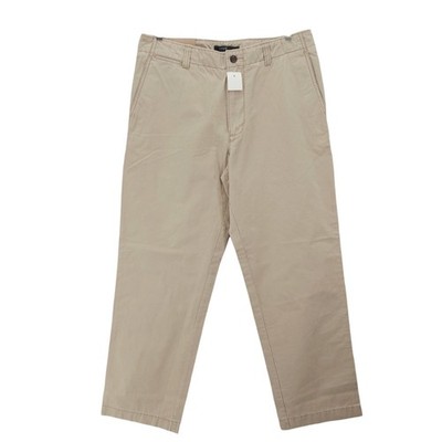 NWT Vintage J CREW Men's Favorite Fit Khaki Chino Canvas Pants Wide Leg 34x32