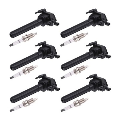 Ignition Set 6 Coils & 6 Plugs for Chrysler Concorde 3.5L 2002-2004 UF269